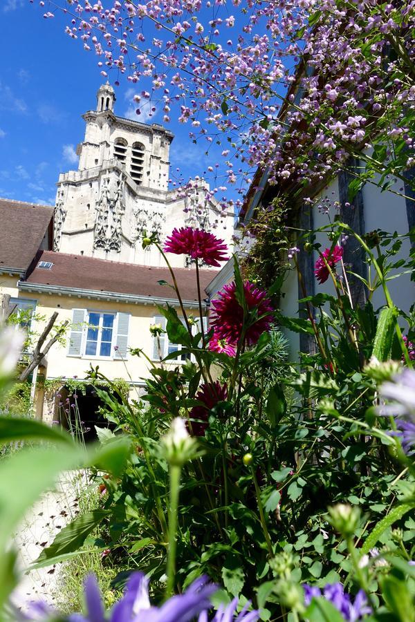 Le Jardin De La Cathedrale Bed and Breakfast Troyes Exteriör bild